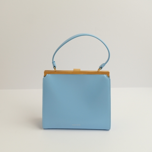 Mansur Gavriel Handbags - Mansur Gavriel Dahlia Top Handle Handbag | Sky Blue | Great Condition